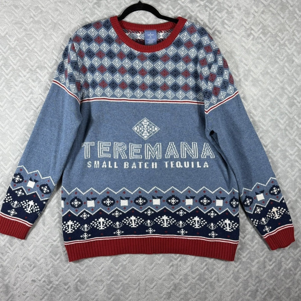 Teremana Men's Sweater Size 2XL Small Batch Tequila Share the Mana The Rock